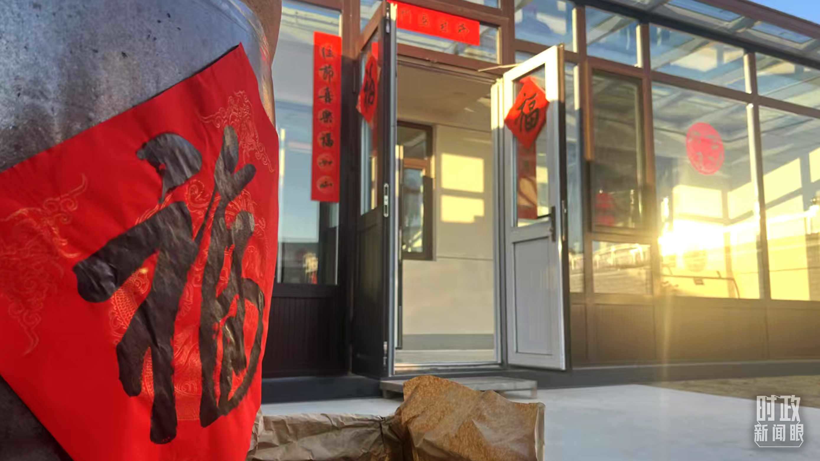 祝家溝村新居。（總臺央視記者李煒拍攝）