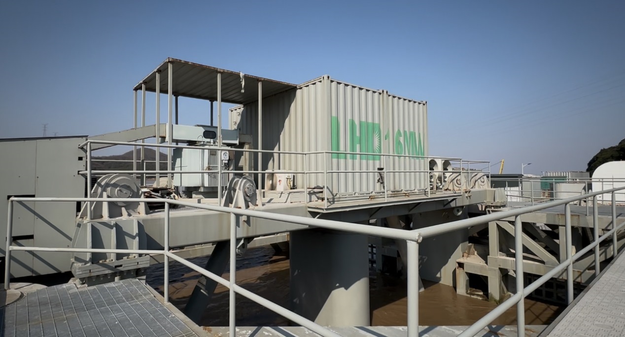 LHD潮流能發(fā)電站。人民網(wǎng)記者 王紹紹攝