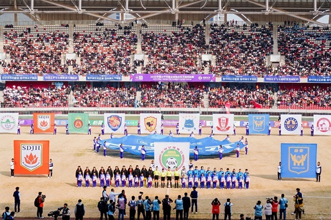 2025賽季女超聯(lián)賽開幕式現(xiàn)場(chǎng)。主辦方供圖