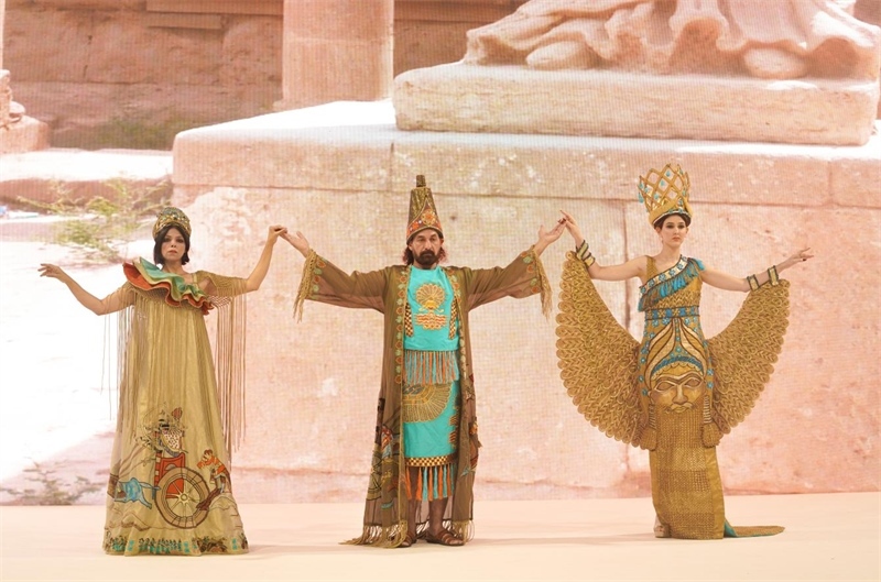 伊拉克時(shí)尚館去年9月舉辦的時(shí)裝展一景。伊拉克時(shí)尚館供圖