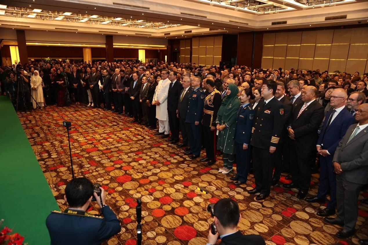 招待會(huì)現(xiàn)場(chǎng)。巴基斯坦駐華大使館供圖