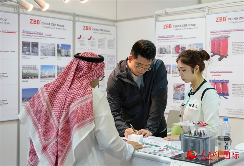 展會現(xiàn)場。人民網(wǎng) 塔里克·易卜拉欣攝